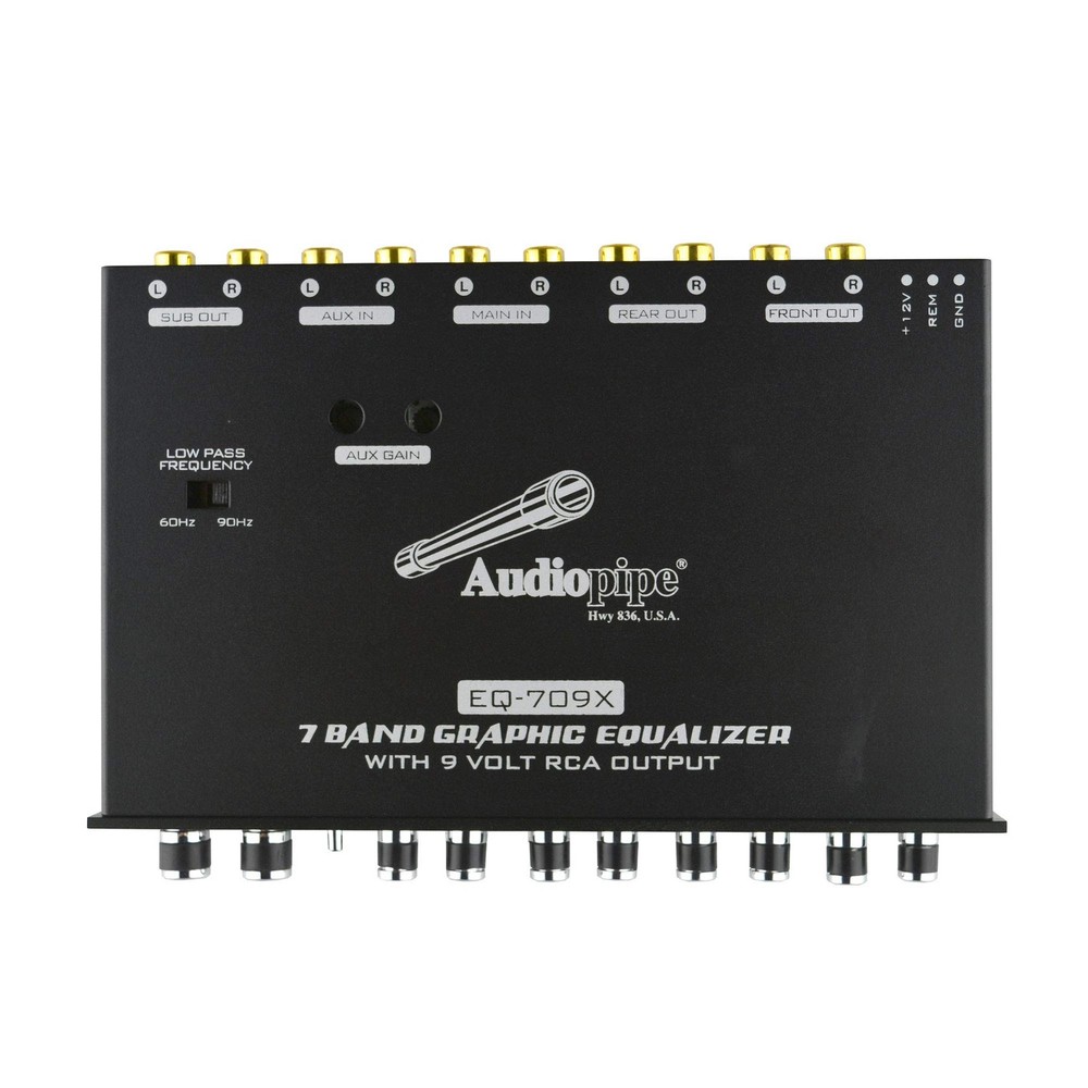 EQ-709X 7-Band Graphic in-Dash Equalizer