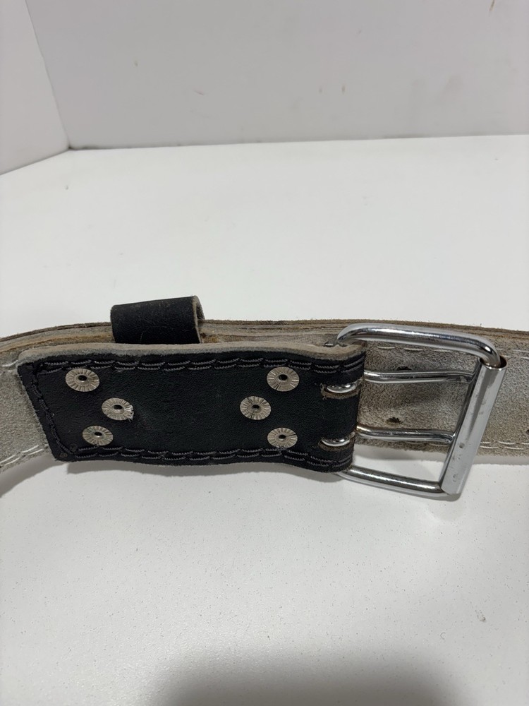 CAP Split Leather Weightlifting Belt Black Medium