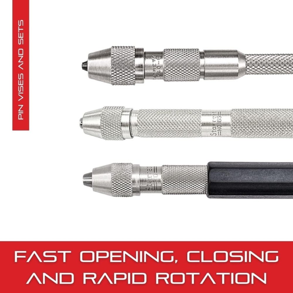 Versatile Pin Vise Tool for Holding Small Tools with Maximum Clamping Surface