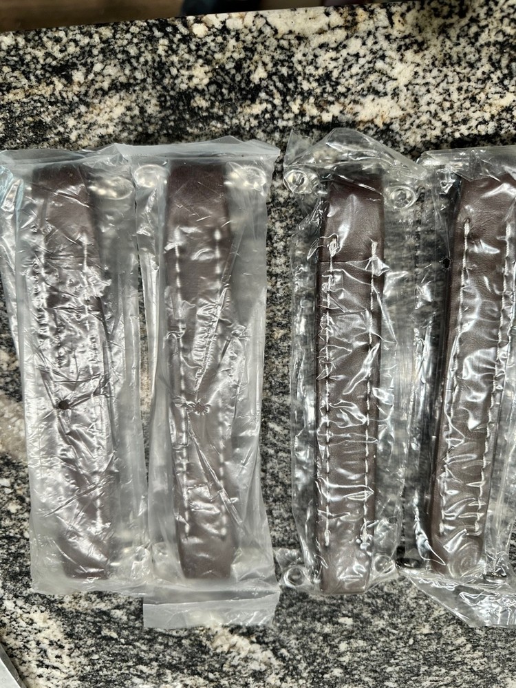 Leather Guitar Amp Handle (Dogbone) Brown - 1 Handle