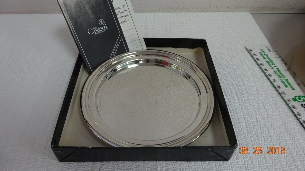 Silver Cassetti Italian contemporary candy dish
