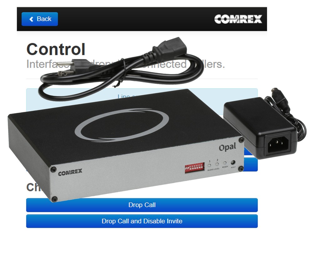 Comrex Opal Broadcast Digital Wideband Codec 2-Line Opus Audio Over IP Endpoint