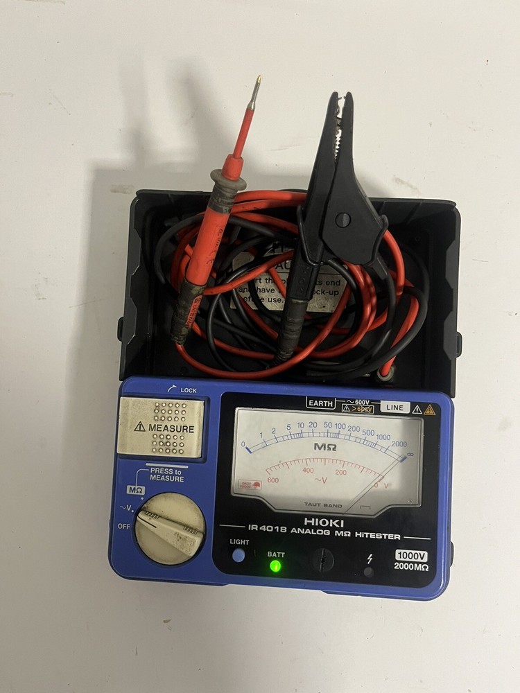 HIOKI IR4018 Analog Insulation Resistance Tester Single-Range