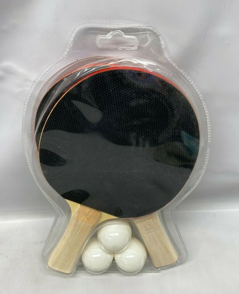 Berner Billiards Snap On Table Tennis Net & Post Kit w/ Paddle & Balls