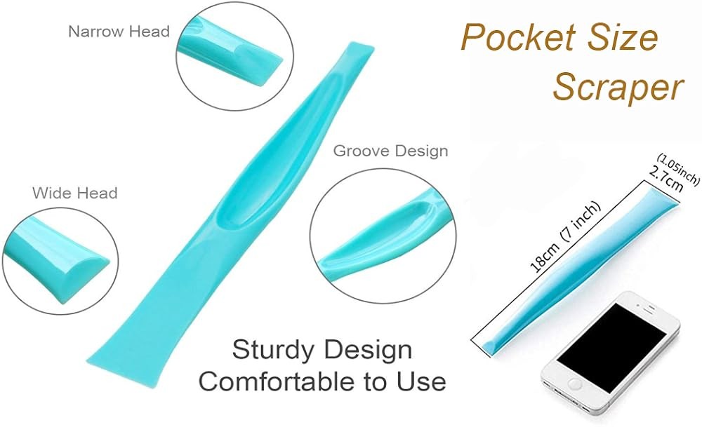Multipose Cleaning Scraper Tool - Non-Scratch Hard Plastic Stier