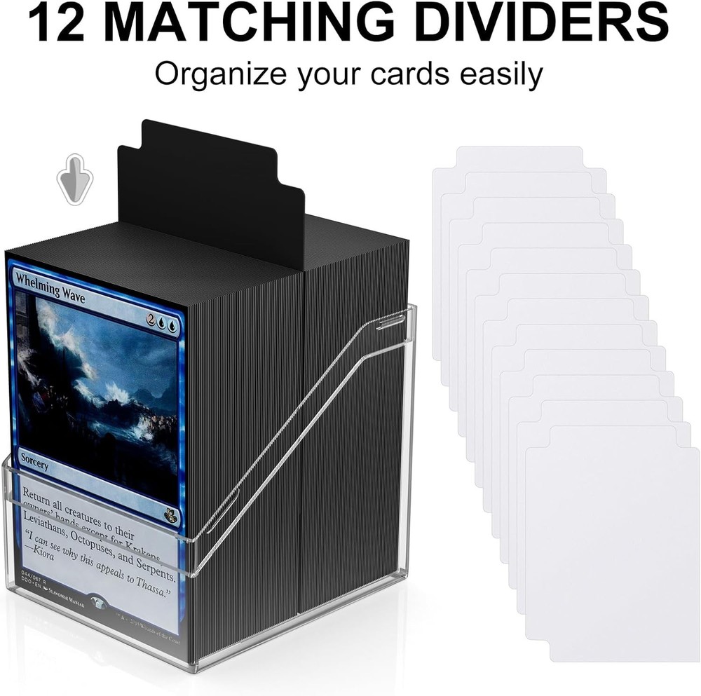 Protective Clear Card Deck Cases, 100+ Sleeved