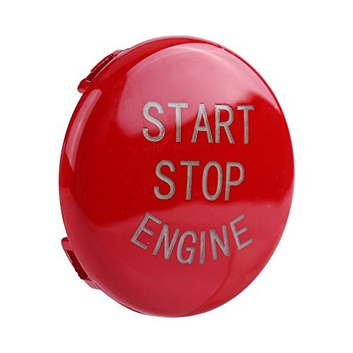 Car Engine Start Stop Switch Button Cover for E Chassis 3 Series E90 E91 Red