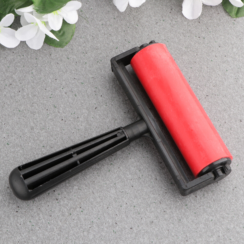 Rubber Glue Roller for Construction Tools Printmaking Brayer Rubber Brayer