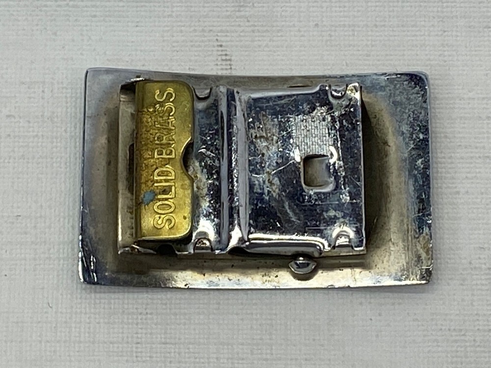 Vintage USS Delta AR-9 Belt Buckle