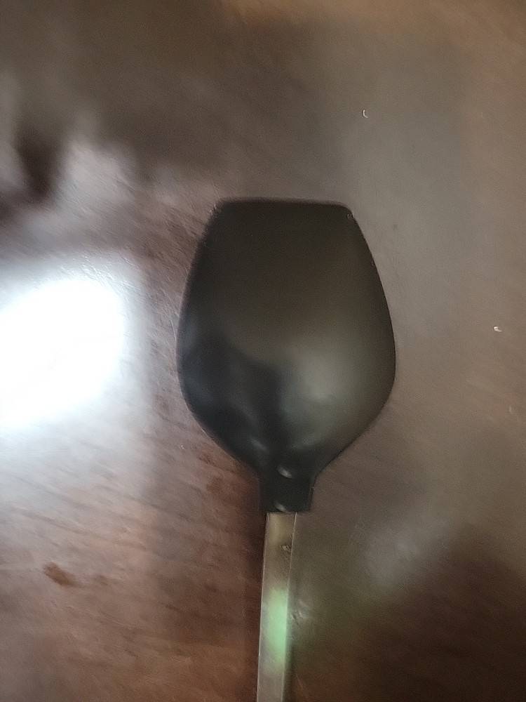 Vintage Ekco Black Nylon Solid Serving Spoon Plastic Handle