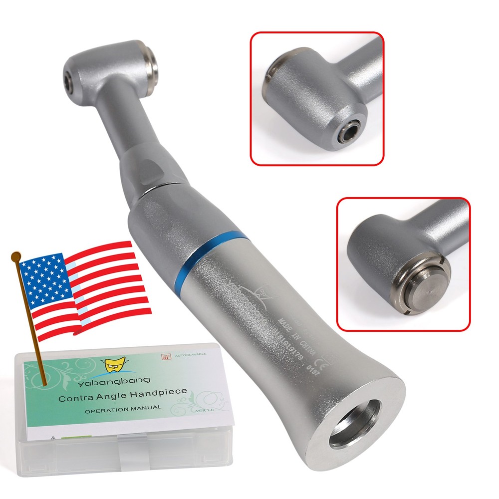 NSK Style Dental Low Speed Handpiece Contra Angle Push Button E-type External