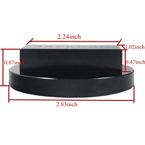 Jack Pad Adapter Anodized Black Replacement for B-M-W 135 335 535 E82 E88 1pcs