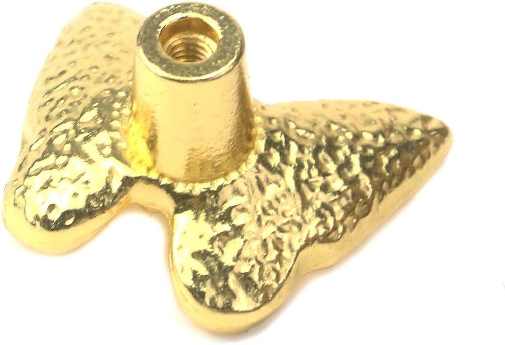 10 Pieces Vintage Butterfly Knobs, Single Hole Knobs with Screws for