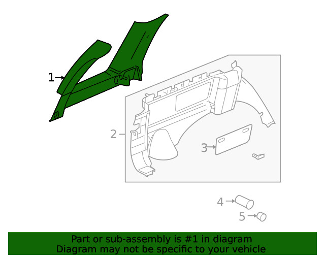 Genuine GM Window Molding 15216748
