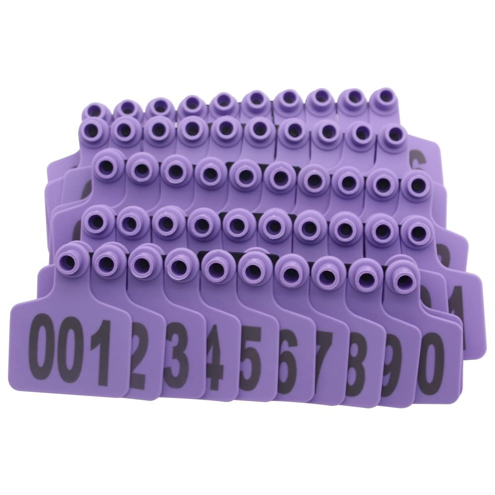 Plastic Ear Tags for Cattle, Calves & More - 101-200 Options Available