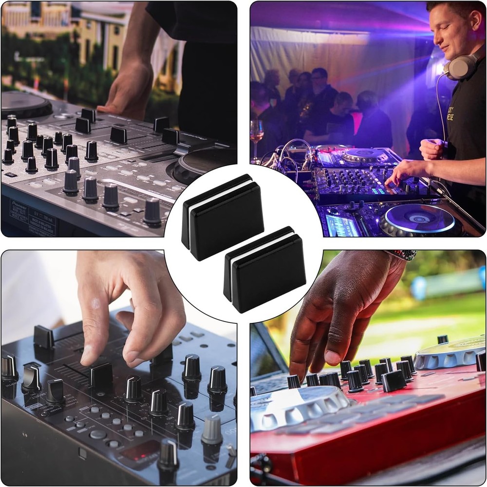 DJ Mixer Slider Fader Knobs Replacement Black