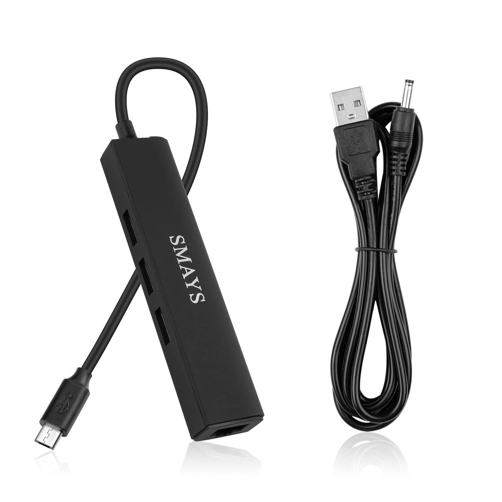 Ethernet Adapter Android TV 4K Streaming Device Box Micro USB OTG Hub Cable