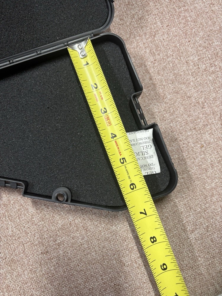 Triangle Hard Pistol Case For Sub Compact Small Frame Foam Lockable New