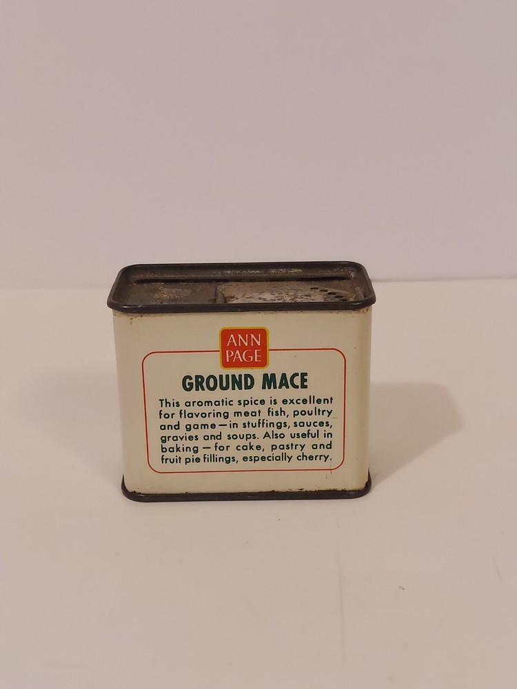 Ann Page Brand Pure Ground Mace Spice Tin