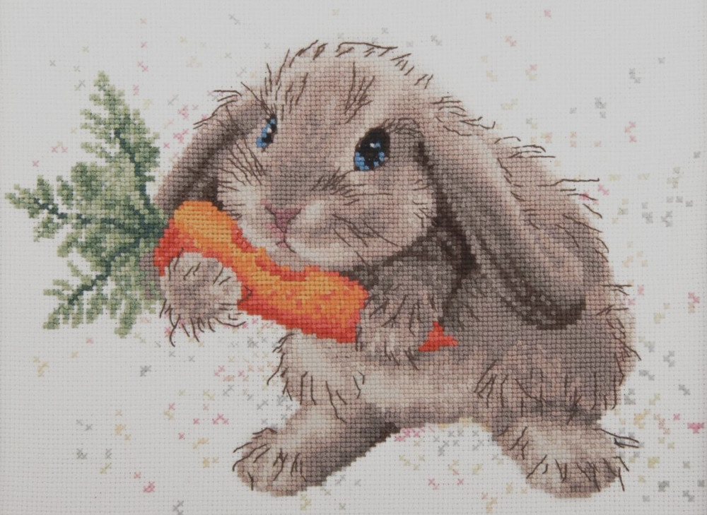 DIY Needlepoint Kit Rabbit Cross-Stitch Craft Set for Home Decor & Gifting