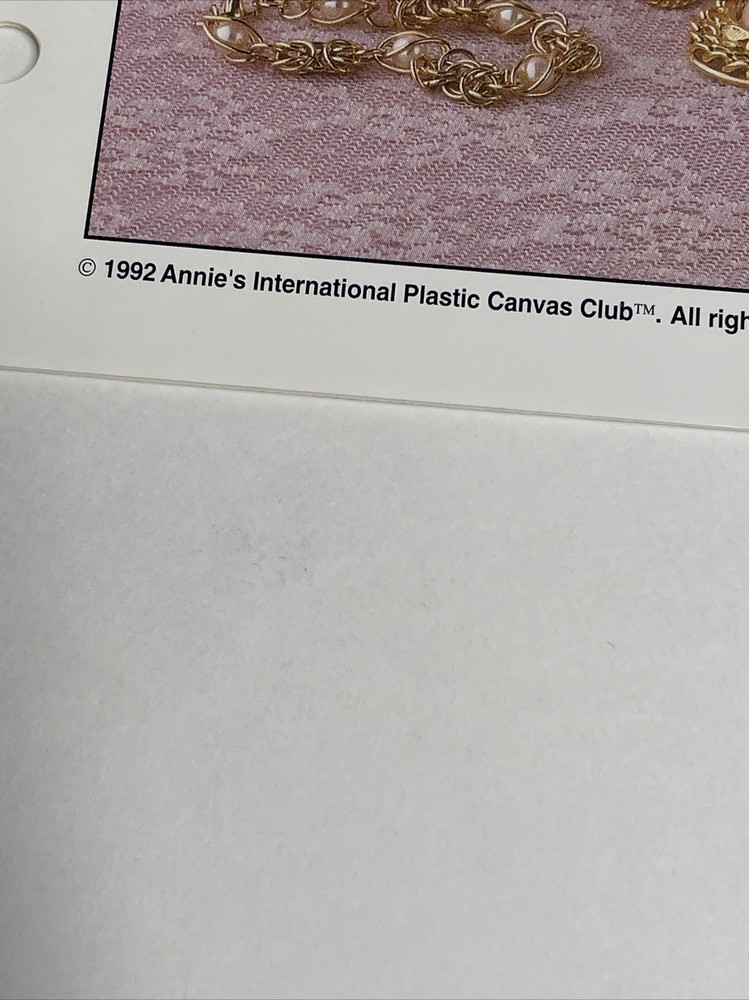 Royal Rose Mirror Set Annie's Plastic Canvas Pattern