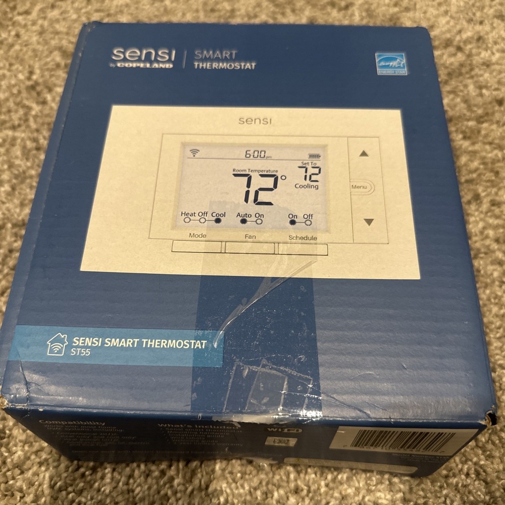 Emerson Sensi Smart Programmable Thermostat - White (ST55)