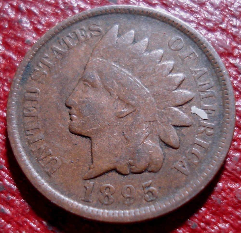 1895 INDIAN CENT IN FINE CONDITION