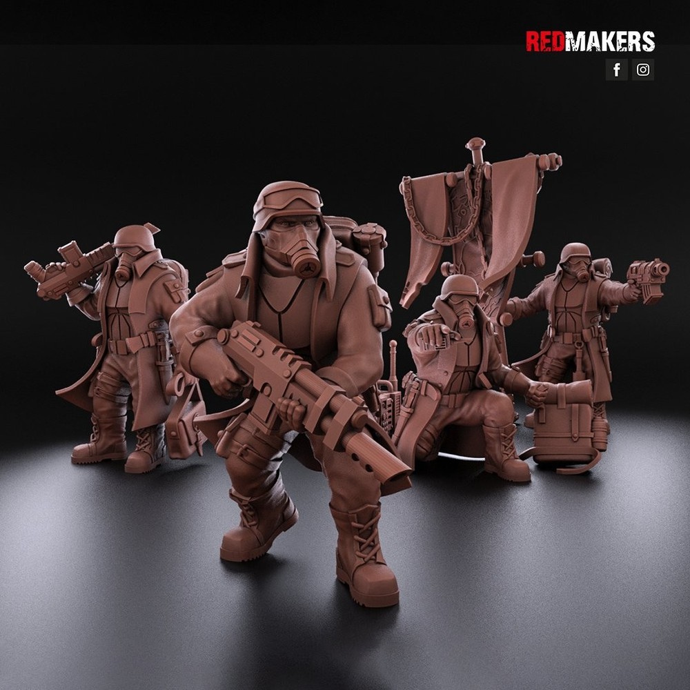 STEEL GUARD COMMAND SQUAD (4U)