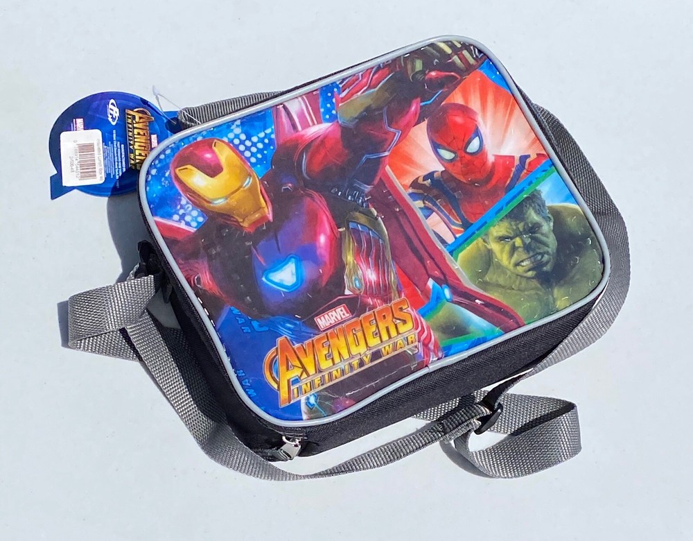 Marvel Avengers Infinity War Insulated Single Compartment Lunch Box NWT