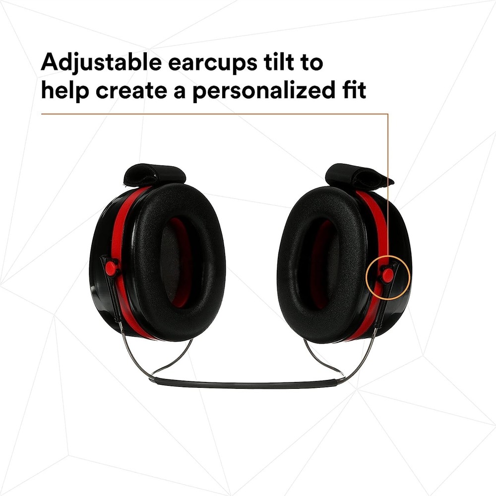 3M H10B Noise Reduction 29dB Gun Range Construction Work Behind Head Ear Muffs