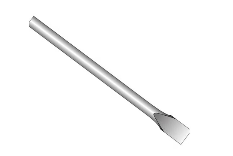 Bosch Hs1911 Hammer Drill Bit 1" X 12"L, Sds Max Flat Chisel Concrete