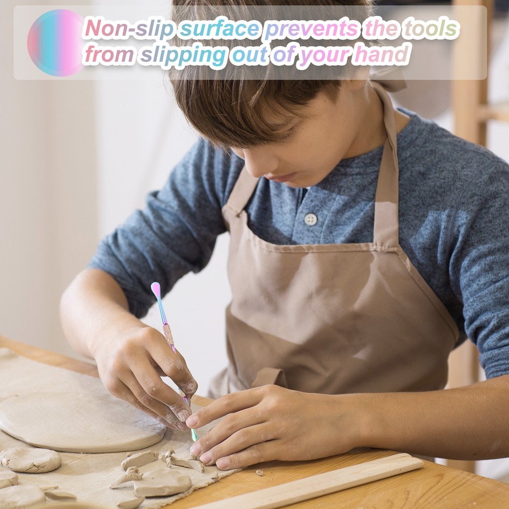 3Pcs Wax Carving Tools Rainbow