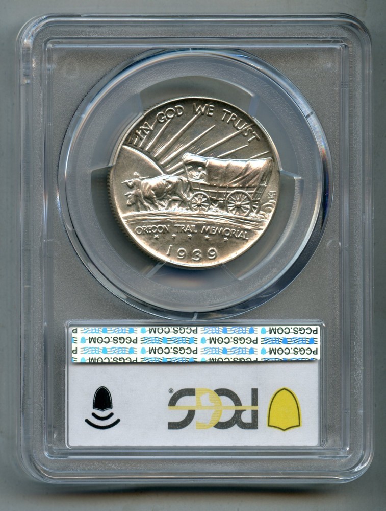 1939 D Oregon Trail Commemorative Silver Half Dollar PCGS MS 66