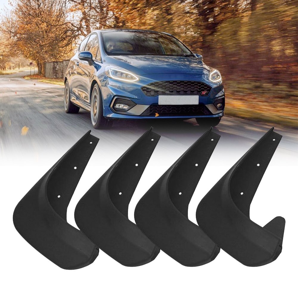 4PCS Universal Car solid Wearing Mud Flaps Splash Guards Front Rear Fender
