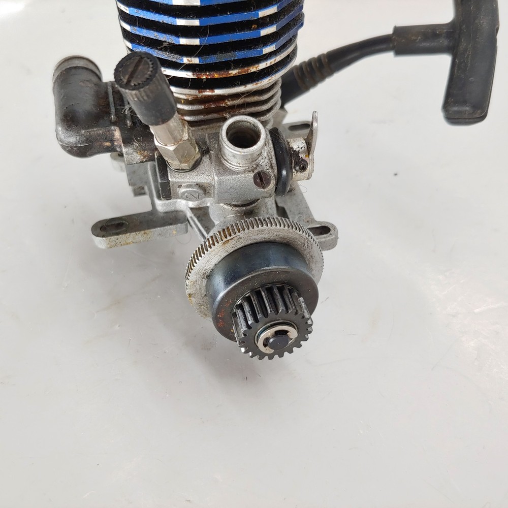 Old Skool Vintage Traxxas 4007 TRX Pro Nitro .15 Engine w/ Pipe & Pull-Start