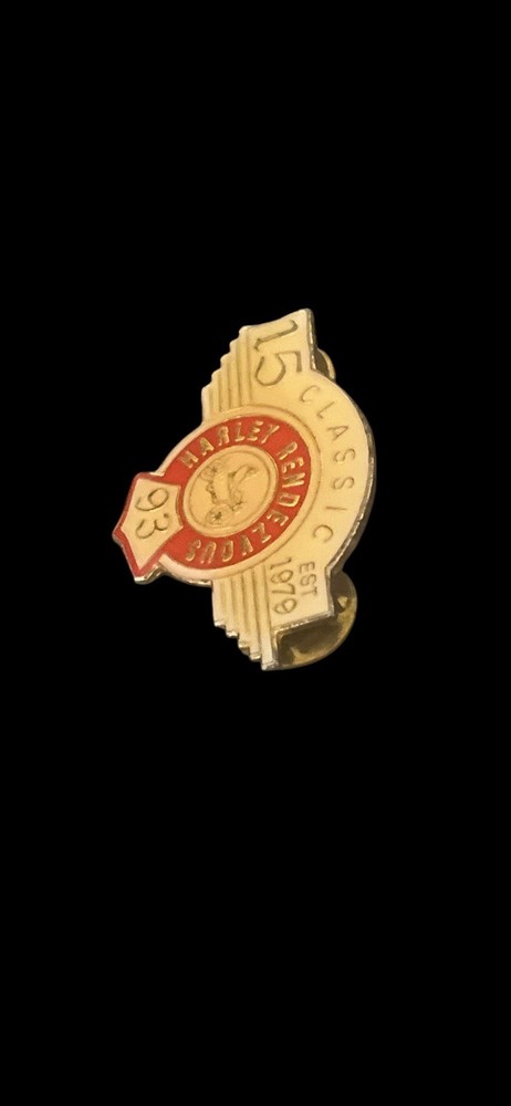 Harley Davidson Rendezvous Classic 1993 Biker Event Collectable Pin