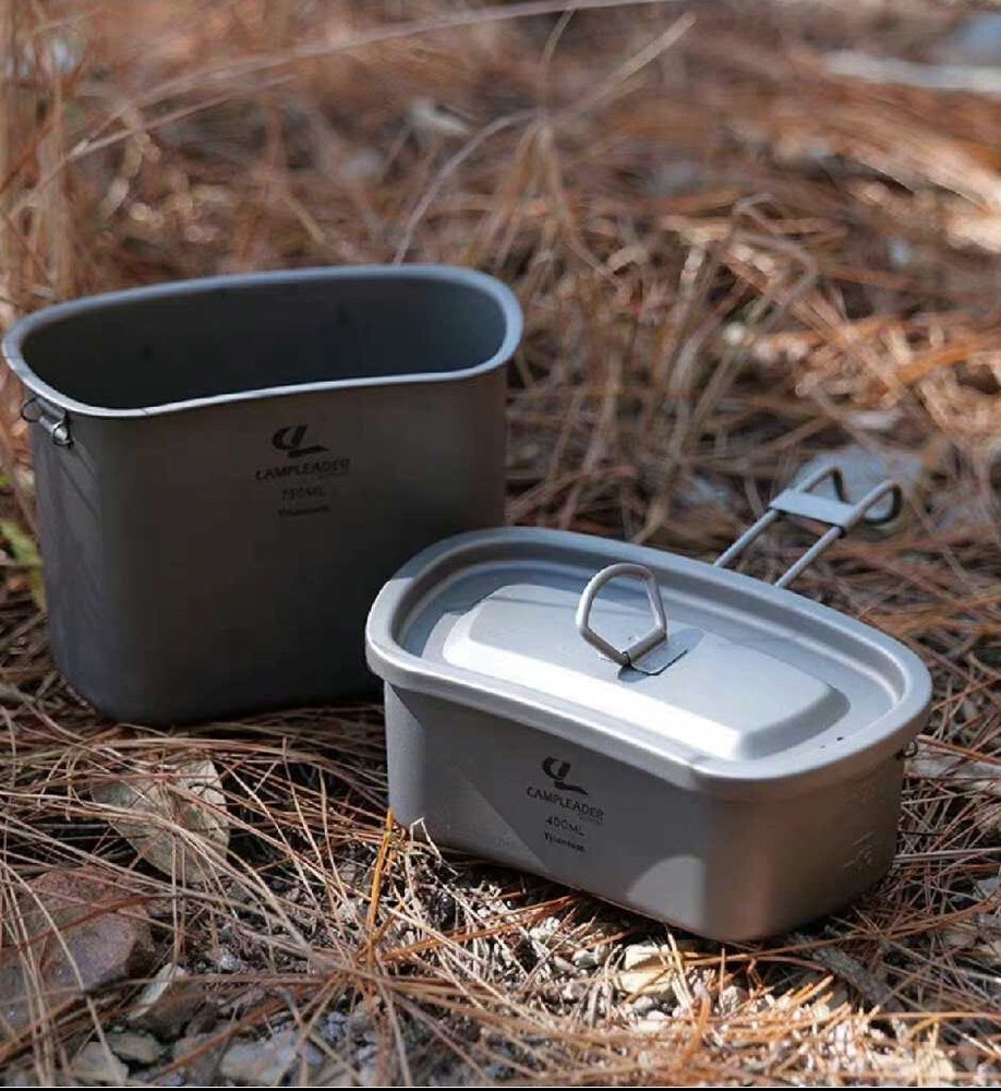 Titanium Canteen full Set Water kettle and Cooking COMBO