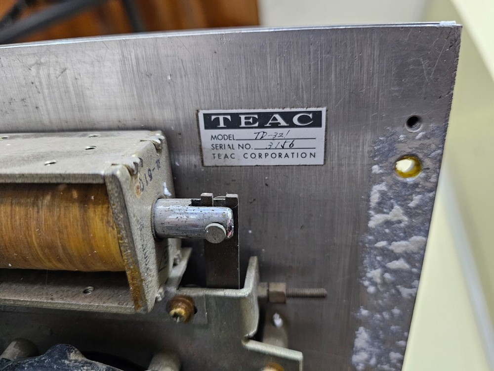 Teac TD-321 Reel to Reel Untested
