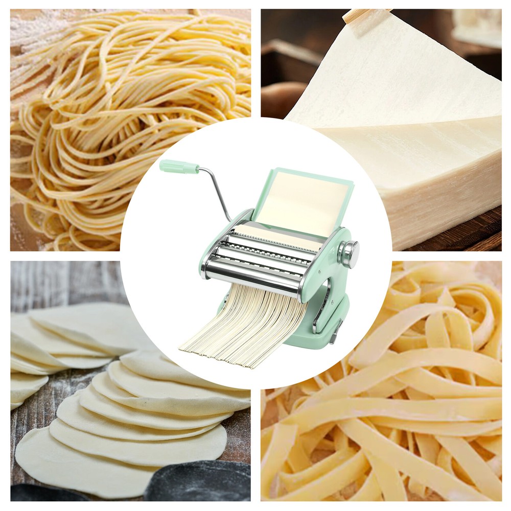 Pasta Maker Machine with 6 Adjustable Thickness Settings Dough Roller