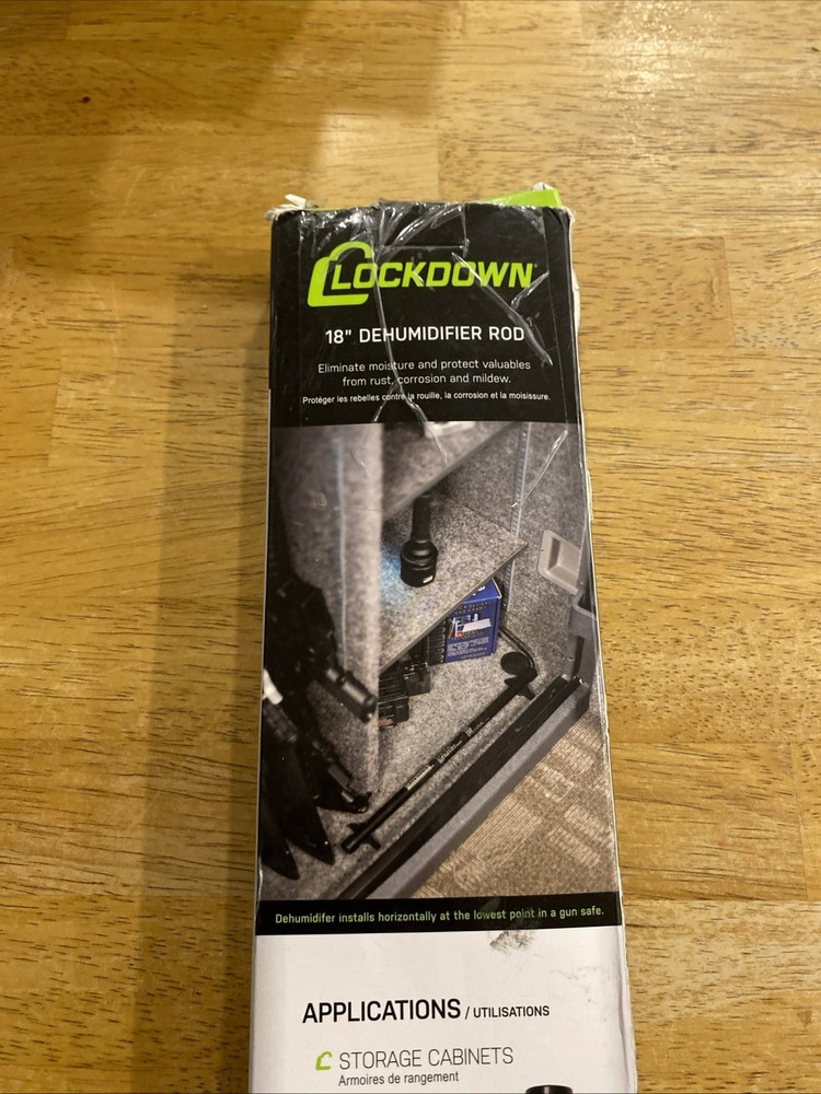 LOCKDOWN 18in Dehumidifier Rod (222010) New open box