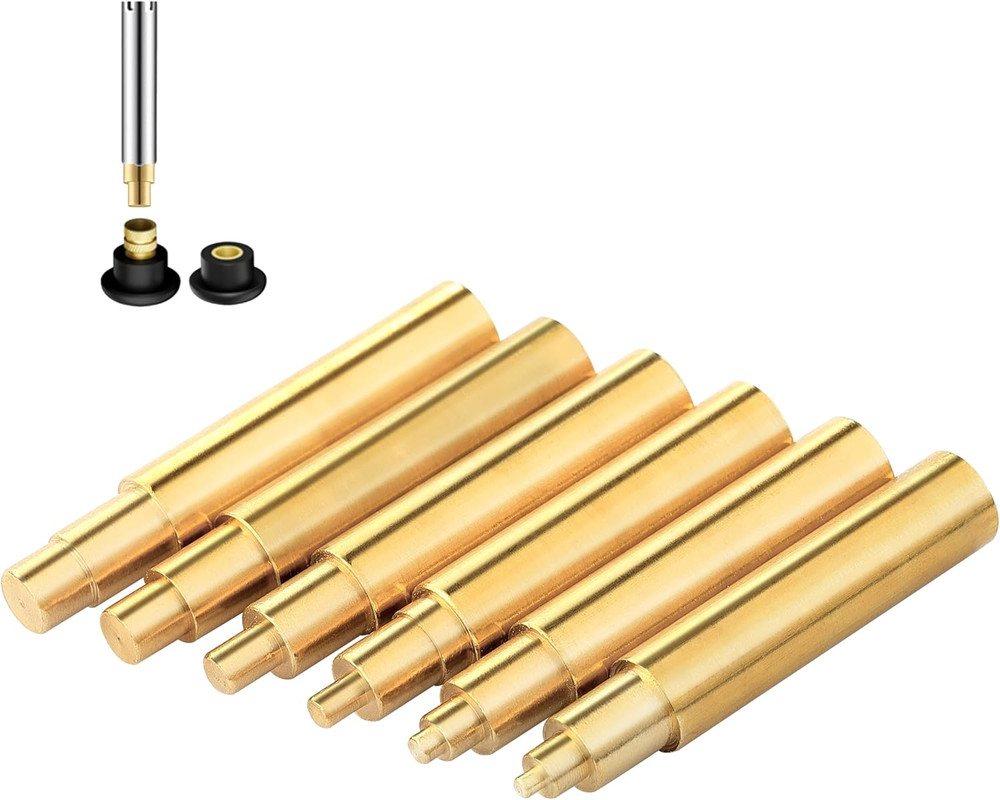6 Pack Heat Set Insert Tool, Soldering Iron Tips for Thread Inserts M2 / M2.5 /