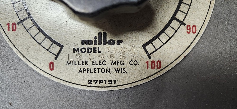 Miller RHC-3 Welding Remote Hand Held Amperage Control Box USED