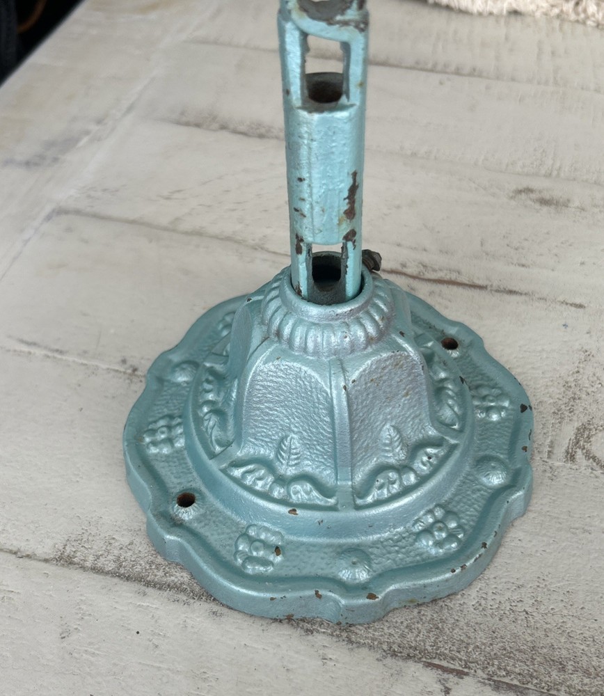 Vintage Antique Ceiling Bracket Chain Loop Ceiling Mount Cast Iron