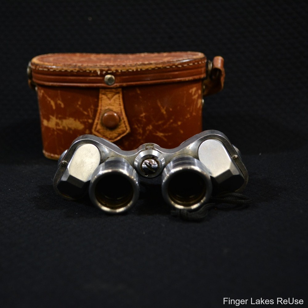 Lichter 7x18 Compact Binoculars Chrome Coated With Case