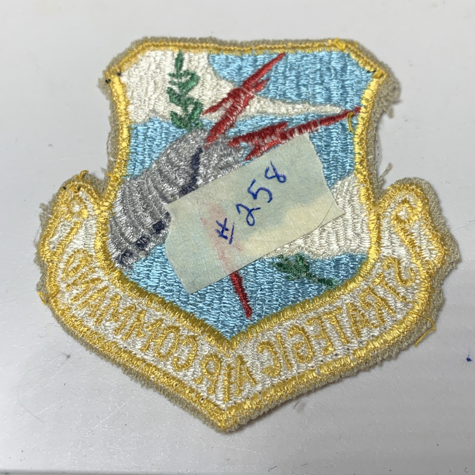 USAF AIR FORCE MILITARY PATCH SAC STRATEGIC AIR COMMAND 1980s #258