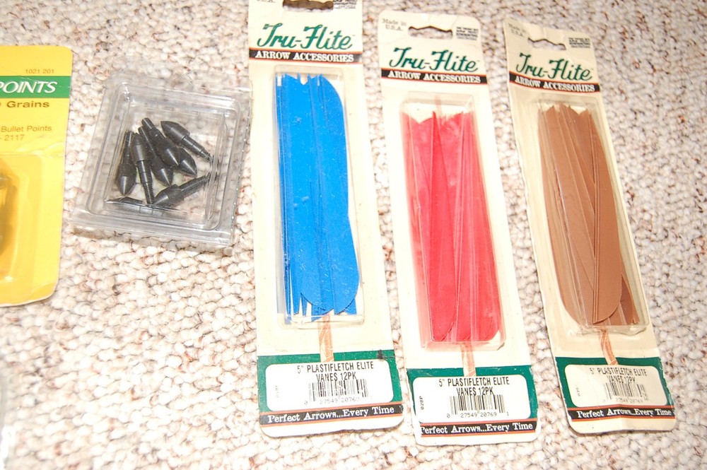 Archery Arrow Making Supplies - Target Points, Vanes, Inserts