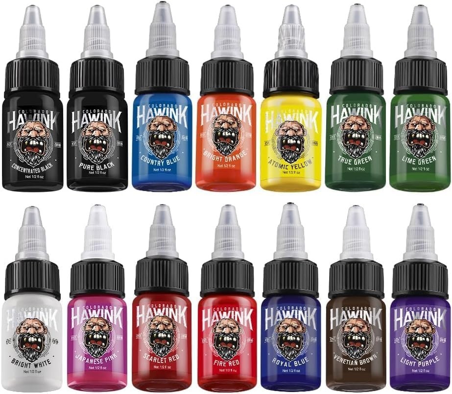 High-Quality Pigment Kit - 1/2 oz Bottles