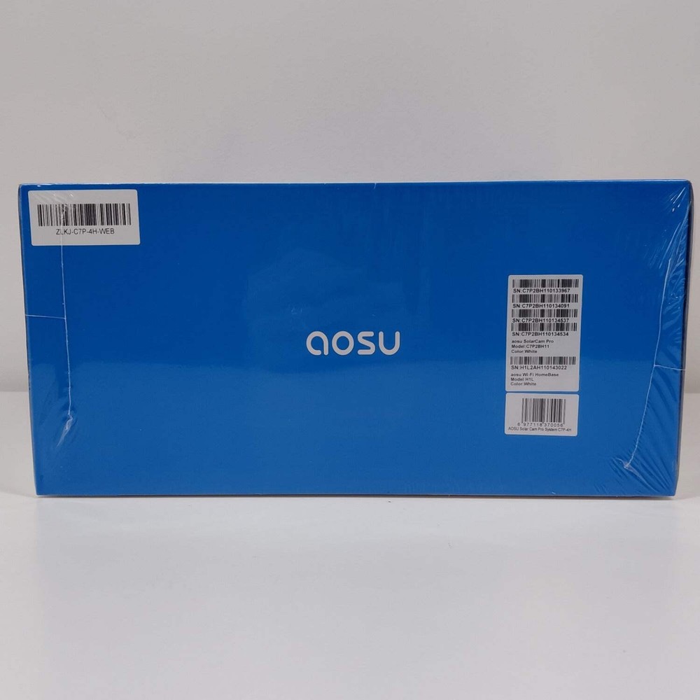 New Aosu Solar Powered Security Camera System Solar-Powered Home Security System