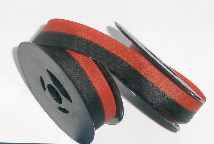 Adler Meteor Typewriter Ribbon - Black and Red Ink