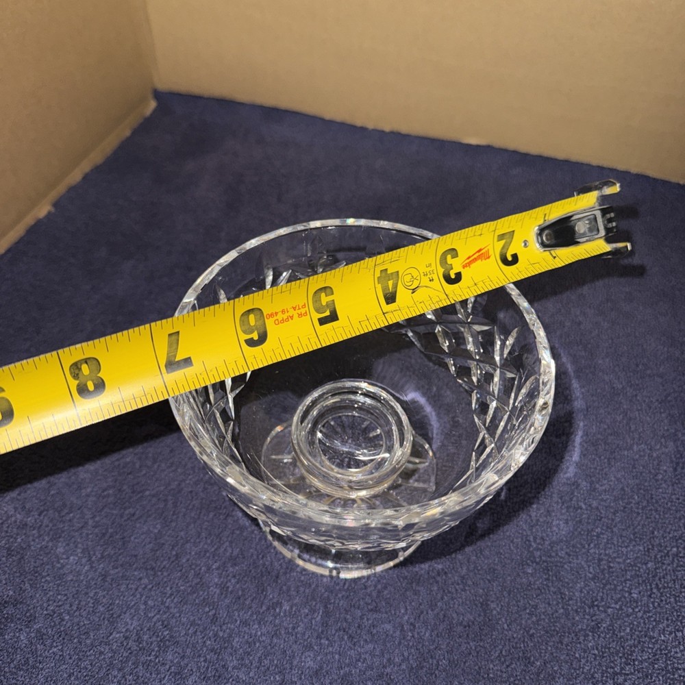 Vintage Waterford Crystal Footed Compote Bowl